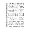 SRM Press Inc. - Card Collection - Stickers - Sentiments - Thank You