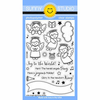 Sunny Studio Stamps - Christmas - Clear Photopolymer Stamps - Little Angels
