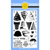 Sunny Studio Stamps - Clear Photopolymer Stamps - Two Scoops