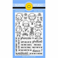 Sunny Studio Stamps - Clear Photopolymer Stamps - Tiny Dancers