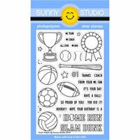 Sunny Studio Stamps - Clear Photopolymer Stamps - Team Player