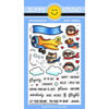 Sunny Studio Stamps - Clear Photopolymer Stamps - Plane Awesome