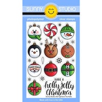 Sunny Studio Stamps - Christmas - Clear Photopolymer Stamps - Deck The Halls