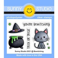 Sunny Studio Stamps - Halloween - Clear Photopolymer Stamps - Bewitching