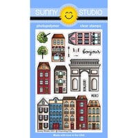 Sunny Studio Stamps - Clear Photopolymer Stamps - Charming City