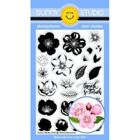 Sunny Studio Stamps - Clear Photopolymer Stamps - Cherry Blossoms