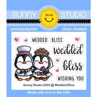 Sunny Studio Stamps - Clear Photopolymer Stamps - Wedded Bliss