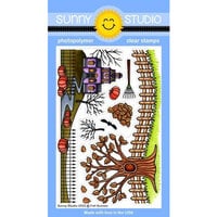 Sunny Studio Stamps - Halloween - Clear Photopolymer Stamps - Fall Scenes