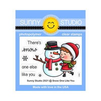 Sunny Studio Stamps - Christmas - Clear Photopolymer Stamps - Snow One Like You