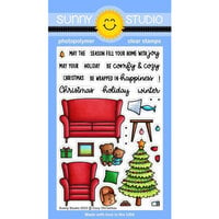 Sunny Studio Stamps - Clear Photopolymer Stamps - Cozy Christmas