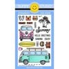 Sunny Studio Stamps - Clear Photopolymer Stamps - Beach Bus