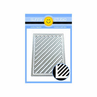 Sunny Studio Stamps - Sunny Snippets - Craft Dies - Frilly Frames - Striped