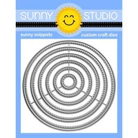 Sunny Studio Stamps - Sunny Snippets - Craft Dies - Small Stitched Circle