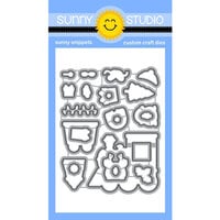 Sunny Studio Stamps - Christmas - Sunny Snippets - Craft Dies - Holiday Express