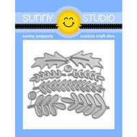 Sunny Studio Stamps - Sunny Snippets - Craft Dies - Winter Greenery