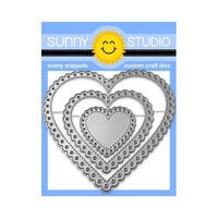 Sunny Studio Stamps - Sunny Snippets - Craft Dies - Scalloped Heart