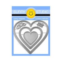 Sunny Studio Stamps - Sunny Snippets - Craft Dies - Stitched Heart 2