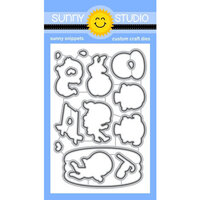 Sunny Studio Stamps - Sunny Snippets - Craft Dies - Kiddie Pool