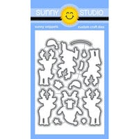 Sunny Studio Stamps - Christmas - Sunny Snippets - Craft Dies - Reindeer Games