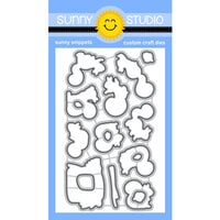 Sunny Studio Stamps - Christmas - Sunny Snippets - Craft Dies - Squirrel Friends