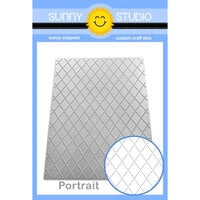 Sunny Studio Stamps - Sunny Snippets - Craft Dies - Dotted Diamond Portrait