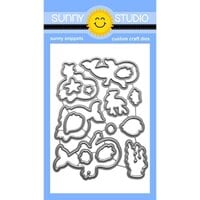 Sunny Studio Stamps - Sunny Snippets - Craft Dies - Mermaid Kisses