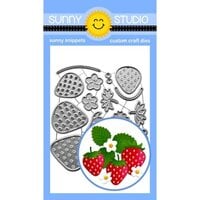 Sunny Studio Stamps - Sunny Snippets - Craft Dies - Strawberry Patch