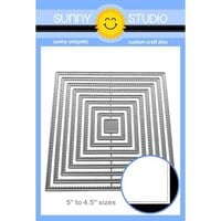 Sunny Studio Stamps - Sunny Snippets - Craft Dies - Stitched Square