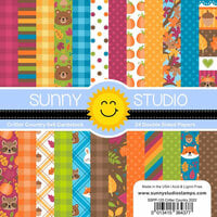 Sunny Studio Stamps - 6 x 6 Paper Pack - Critter Country
