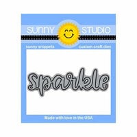 Sunny Studio Stamps - Sunny Snippets - Craft Dies - Sparkle Word
