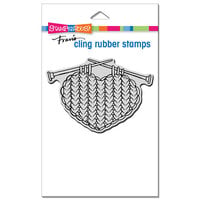 Stampendous - Cling Mounted Rubber Stamps - Love To Knit