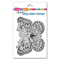 Stampendous - Cling Mounted Rubber Stamps - Floral Flutter