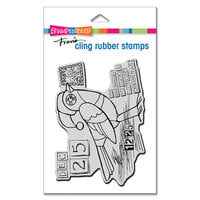 Stampendous - Christmas - Cling Mounted Rubber Stamps - Dec 25 Bird