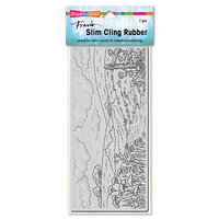 Stampendous - Cling Mounted Rubber Stamps - Slimline - Meadow