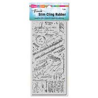 Stampendous - Cling Mounted Rubber Stamps - Slimline - Signature Script