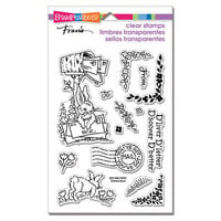 Stampendous - Clear Photopolymer Stamps - Mailbox Bunny