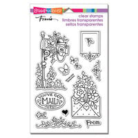 Stampendous - Clear Photopolymer Stamps - Mailbox Spring