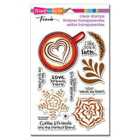 Stampendous - Christmas - Clear Photopolymer Stamps - Latte Art