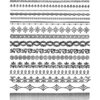 Stampers Anonymous - Tim Holtz - Cling Mounted Rubber Stamp Set - Ornate Trims