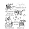 Stampers Anonymous - Tim Holtz - Cling Mounted Rubber Stamps - Snarky Christmas Cat