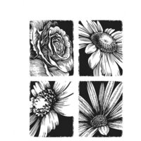 Stampers Anonymous - Tim Holtz - Cling Mounted Rubber Stamp Set - Bold Botanicals