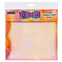 Stampers Anonymous - Dylusions - Acrylic Square Stamp Block - 7 inch