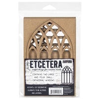 Stampers Anonymous - Tim Holtz - Christmas - Etcetera - Cathedral Windows