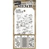 Stampers Anonymous - Tim Holtz - Layering Stencil - Mini Set 25
