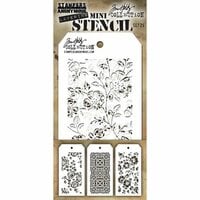 Stampers Anonymous - Tim Holtz - Layering Stencils - Mini Set 25