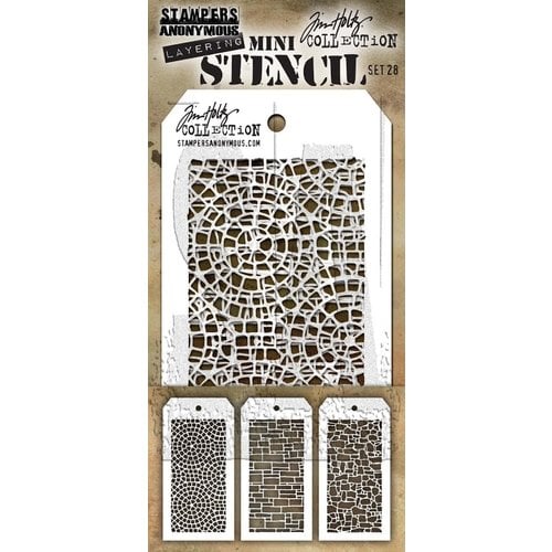 Stampers Anonymous Tim Holtz Bubbles Layering Stencil