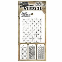 Stampers Anonymous - Tim Holtz - Layering Stencil - Mini Set 30