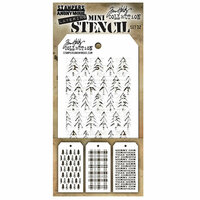 Stampers Anonymous - Tim Holtz - Layering Stencils - Mini Set 32