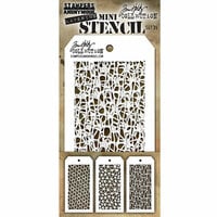 Stampers Anonymous - Tim Holtz - Layering Stencils - Mini Set 35