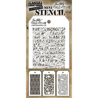 Stampers Anonymous - Tim Holtz - Layering Stencils - Mini Set 49